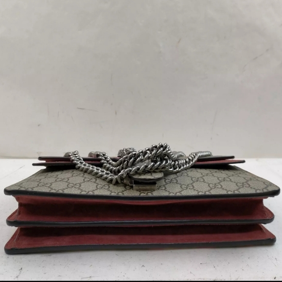 GUCCI Dionysus Blooms GG SupremeCanvas Chain Shoulder Bag Beige - Picture 5 of 17